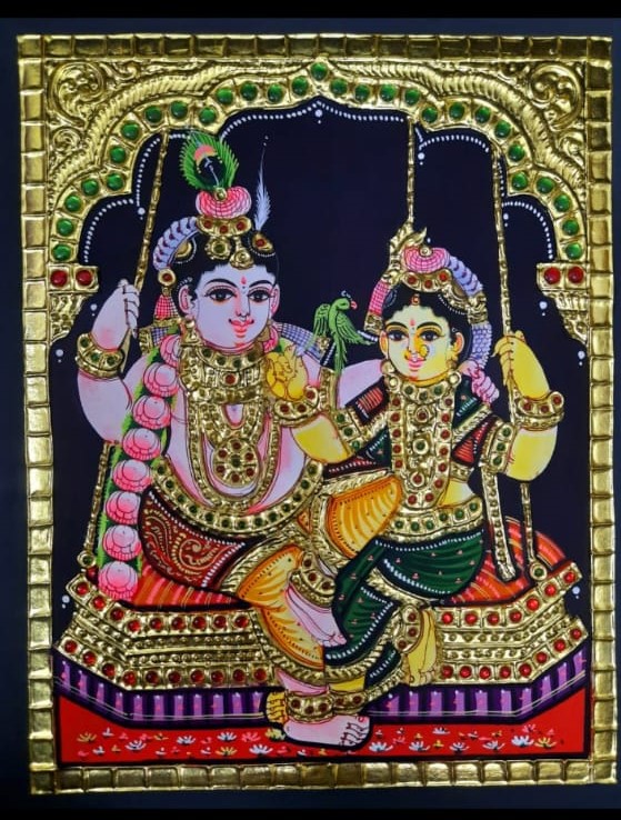 kumari arts, Tanjore painting, Thuckalay 