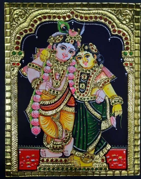 kumari arts, Tanjore painting, Thuckalay 