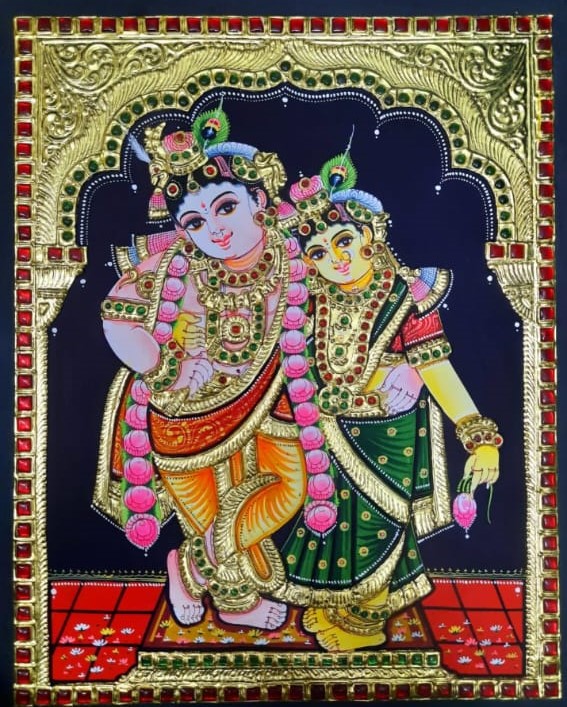 kumari arts, Tanjore painting, Thuckalay 