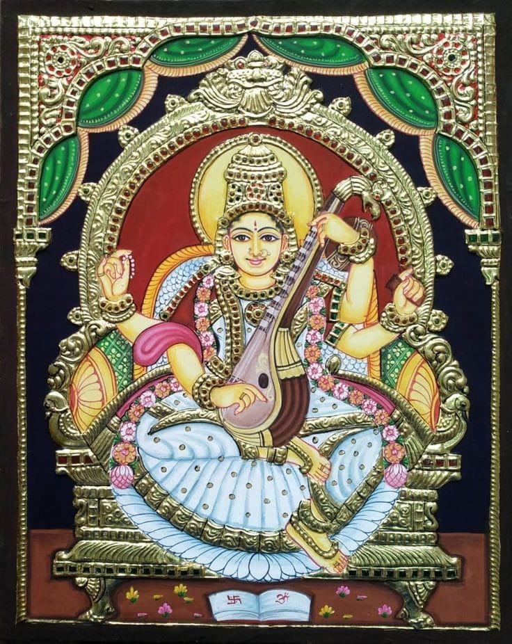 kumari arts, Tanjore painting, Thuckalay 