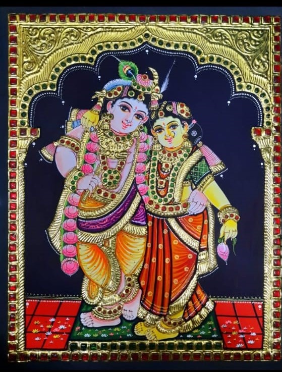 kumari arts, Tanjore painting, Thuckalay 