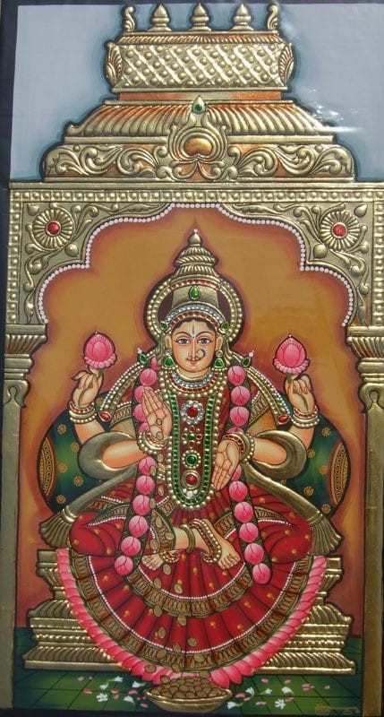 kumari arts, Tanjore painting, Thuckalay 