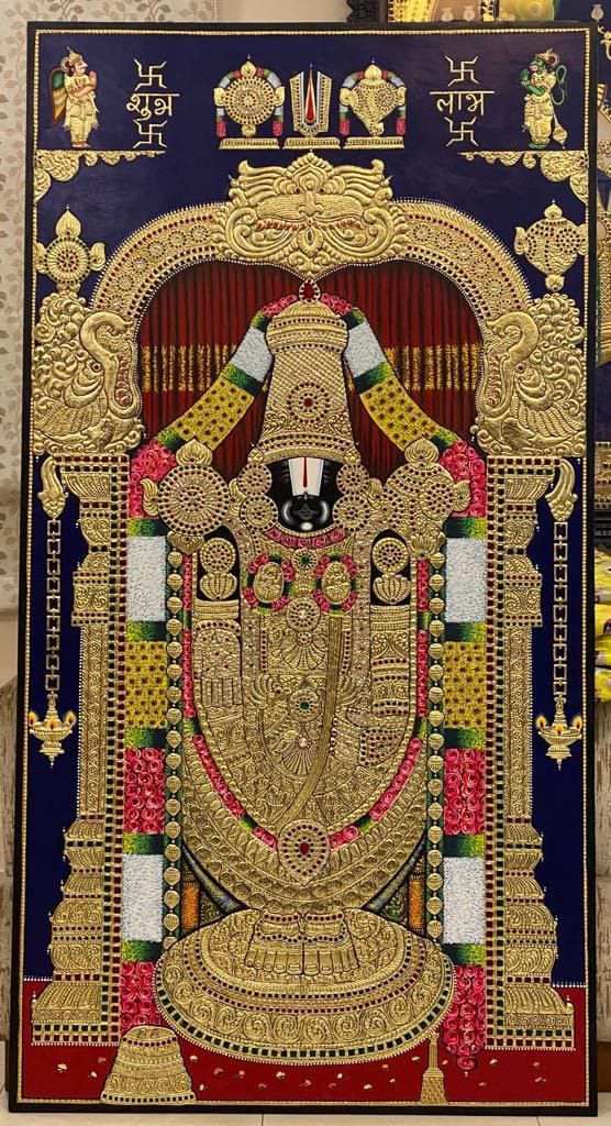 kumari arts, Tanjore painting, Thuckalay 