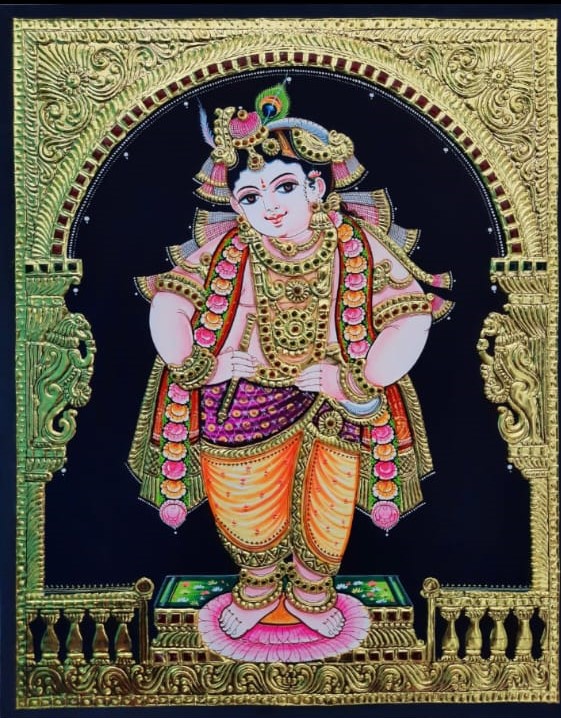 kumari arts, Tanjore painting, Thuckalay 