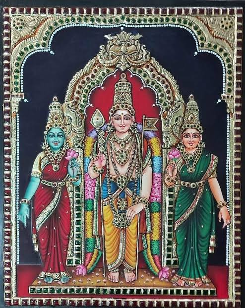 kumari arts, Tanjore painting, Thuckalay 