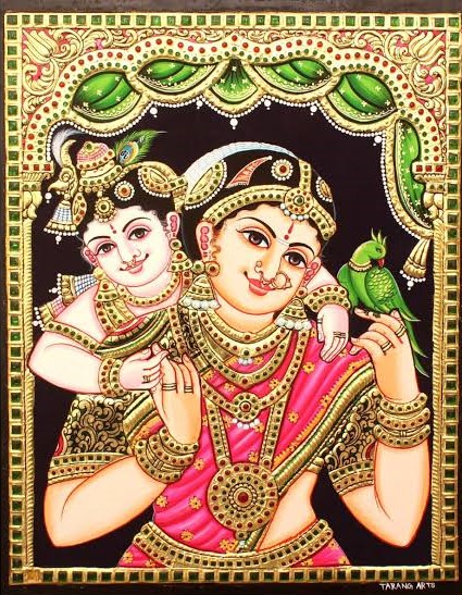 kumari arts, Tanjore painting, Thuckalay 