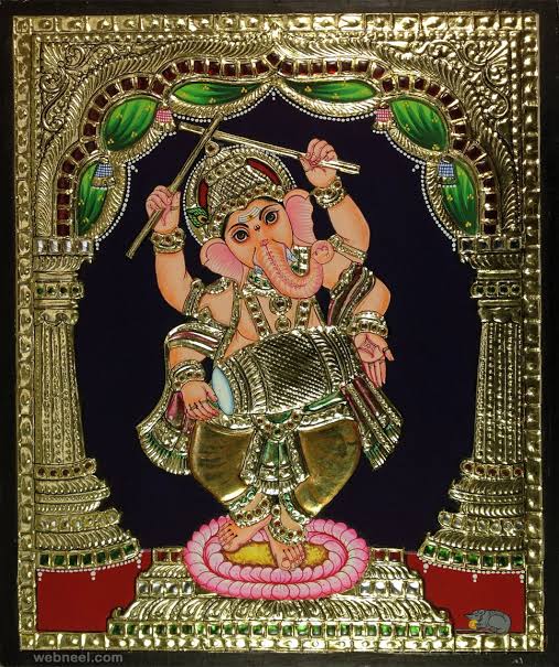 kumari arts, Tanjore painting, Thuckalay 