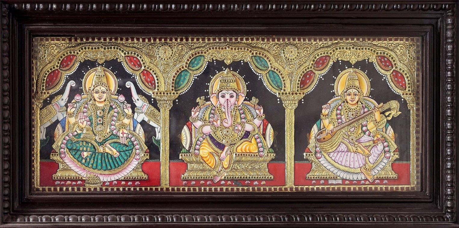 kumari arts, Tanjore painting, Thuckalay 