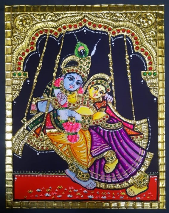 kumari arts, Tanjore painting, Thuckalay 